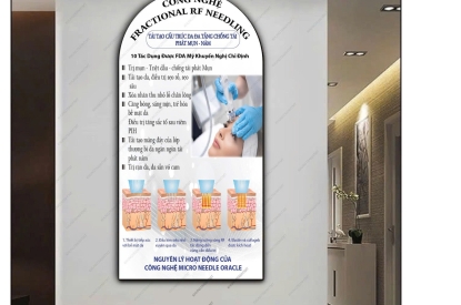 TRANH VÒM CHĂM SÓC DA TRÁNG GƯƠNG CAO CẤP – ĐẲNG CẤP KHÔNG GIAN SPA
