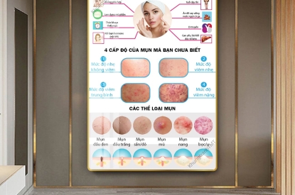 Tranh Chăm Sóc Da – Tranh Làm Đẹp Treo Spa, Thẩm Mỹ Viện Cao Cấp tại THÀNH PHÁT 369