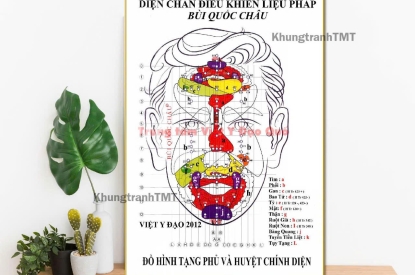 KHUNG TRANH DIỆN CHẨN HUYỆT CHÍNH DIỆN