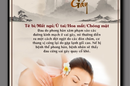 Khung tranh tráng gương dưỡng sinh trị liệu