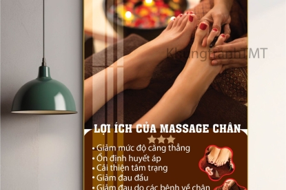 🦶 Tranh Tráng Gương Bấm Huyệt Bàn Chân – Thư Giãn & Trị Liệu Chuyên Nghiệp