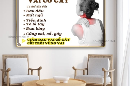 KHUNG TRANH ĐAU ,NHỨC,MỎI VAI GÁY -GIẢI PHÁP HỖ TRỢ ĐIỀU TRỊ CHO SPA CỦA BẠN