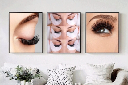  KHÔNG THỂ THIẾU NHỮNG BỨC TRANH NỐI MI CHO SALON CỦA BẠN!