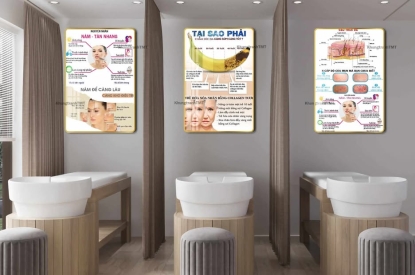KHUNG TRANH GÒ VẤP SÀI GÒN-KHUNG TRANH TRÁNG GƯƠNG HỖ TRỢ ĐIỀU TRỊ NÁM TÀN NHANG