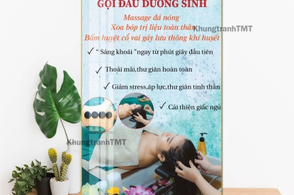 🧖‍♀️ TRANH TRÁNG GƯƠNG GỘI ĐẦU DƯỠNG SINH – CỔ VAI GÁY