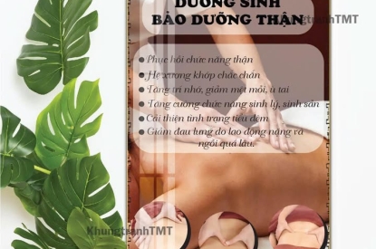 🖼️ KHUNG TRANH DƯỠNG SINH – BẢO QUẢN THẬN
