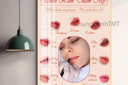 🌟KHUNG TRANH TRÁNG GƯƠNG PHUN XĂM THẨM MỸ-TÔN VINH ĐẲNG CẤP KHÔNG GIAN LÀM ĐẸP