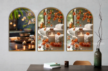 KHUNG TRANG TRÁNG GƯƠNG -PHONG CẢNH DÀNH CHO SPA -KHIẾN MỌI KHÔNG GIAN TRONG NGÔI NHÀ THÊM SỐNG ĐỘNG