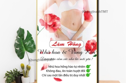 KHUNG TRANH TRÁNG GƯƠNG LÀM HỒNG NHŨ HOA VÙNG KÍN -QUẢNGBAS THƯƠNG HIỆU DÀNH CHO THẨM MỸ 