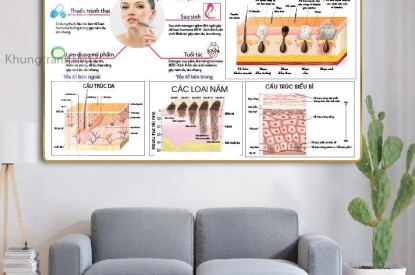 KHUNG TRANH TRÁNG GƯƠNG ĐIỀU TRỊ BỆNH LÝ NỀN DA CHUẨN Y KHOA CHO SPA CỦA BẠN