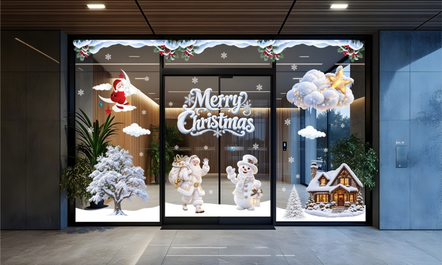 Decal trang trí noel 2027