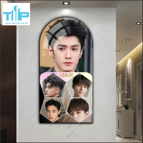 Tranh vòm mẫu tóc nam nữ hot trend