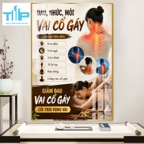 Mẫu tranh tráng gương dưỡng sinh, massage trị liệu toàn diện cao cấp