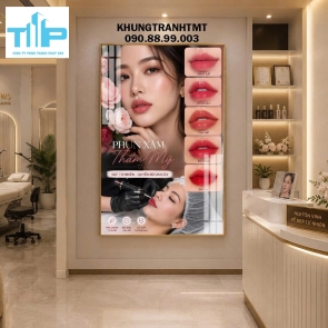 Tranh tráng gương - Phun xăm thẩm mỹ -  mày ngài như ý