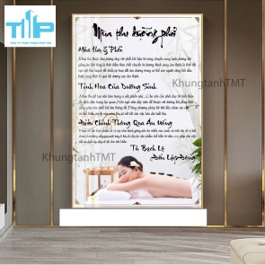  Tranh dưỡng sinh đông y- massage trị liệu cổ vai gáy, body