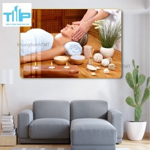 Khung tranh tráng gương - Spa massage thư giãn