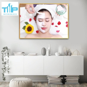 Khung tranh tráng gương- tranh trang trí cho spa, thẩm mỹ viện 5