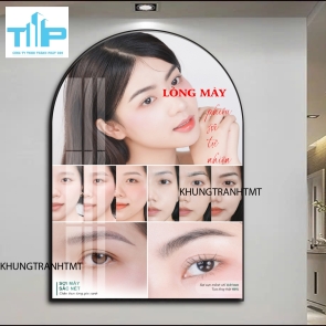 Tranh vòm tráng gương - Công nghệ phun xăm mày- môi hiện đại