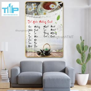 Khung tranh tráng gương - Nơi gửi an nhiên - Dưỡng sinh 