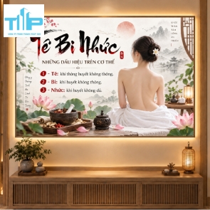 Bộ tranh Thế giới dưỡng sinh, massage thư giãn - tráng gương cao cấp