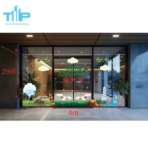 Sắc Màu Noel Cho Mọi Không Gian – Decal Giáng Sinh Chất Lượng Cao! mẫu 49