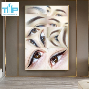 tranh treo tường sang trọng cho spa thẩm mỹ viện về phun xăm môi