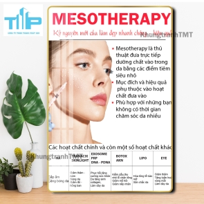 Khung tranh tráng gương  tiêm filler- meso