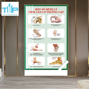 Khung tranh huyệt đạo dùng trong bấm huyệt và châm cứu 