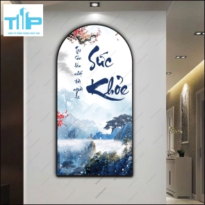 Tranh vòm trang trí spa, gội đầu dưỡng sinh