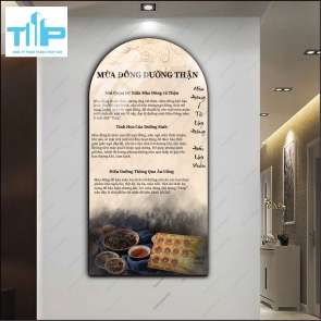 Bộ tranh tráng gương 4 mùa tâm an thân khỏe 