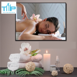 Khung tranh tráng gương - Spa chăm sóc da và liệu trình đặc biệt 