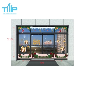  Decal Noel - Trang trí giáng sinh mẫu 6