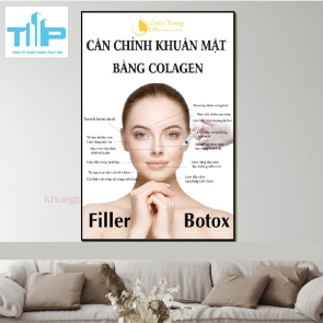tranh điều trị và chăm sóc da cho spa thẩm mỹ viện