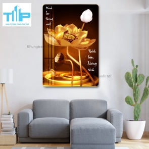 Khung tranh tráng gương cho  spa