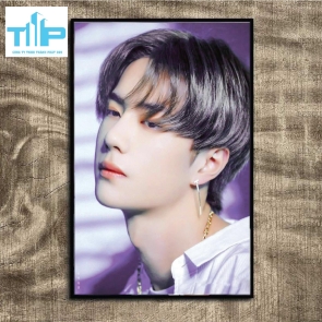 Khung tranh tráng gương mẫu tóc nam 