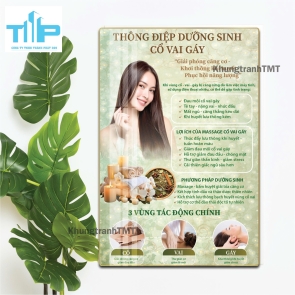 khung tranh tráng gương cao cấp massage cổ vai gáy