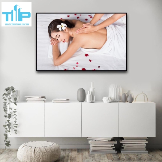 Khung tranh tráng gương- tranh trang trí cho spa, thẩm mỹ viện 4