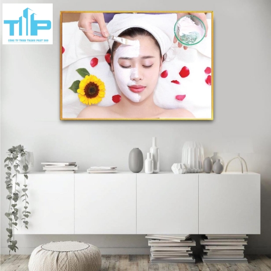 Khung tranh tráng gương- tranh trang trí cho spa, thẩm mỹ viện 5