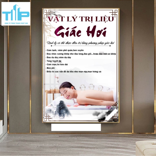 Khung tranh tráng gương vật lý trị liệu - xuân hạ thu đông 