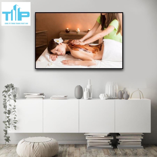 Khung tranh tráng gương- tranh trang trí cho spa, thẩm mỹ viện 8