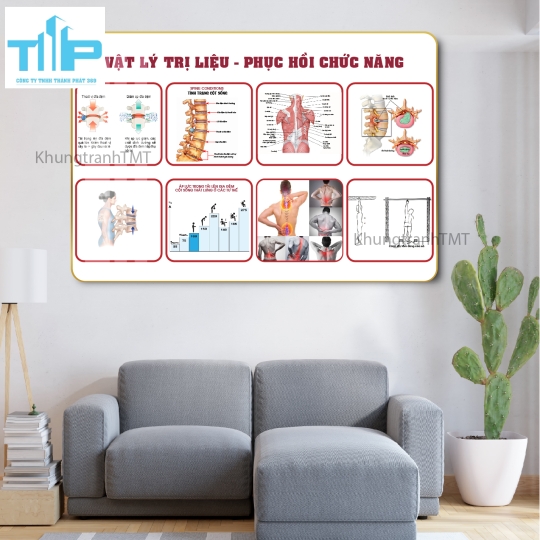 Khung tranh tráng gương - Thế giới dưỡng sinh - vật lý trị liệu - đả thông kinh lạc