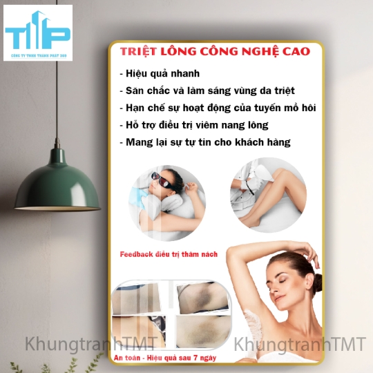 tranh trang trí, tinh xảo, thẩm mỹ, đẹp mắt cho thẩm mỹ viện spa về các vấn đề da