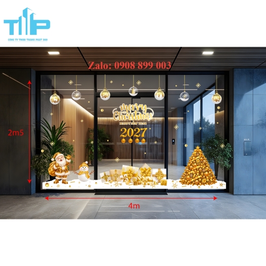 Decal Noel Thành Phát – Bộ Sưu Tập Mẫu Giáng Sinh Đa Dạng, Độc Đáo, Dễ Trang Trí -mẫu 72