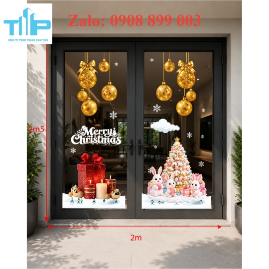  Decal Noel Đẹp – Điểm Xuyết Không Gian Giáng Sinh Thêm Ấm Áp Và Nổi Bật Dành Cho Không Gian Nhỏ - mẫu 73