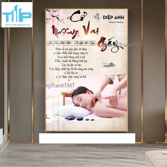 Tranh dưỡng sinh, massage trị liệu 