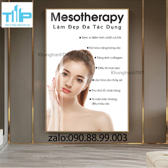 Tranh chăm sóc da tiêm meso therapy căng bóng