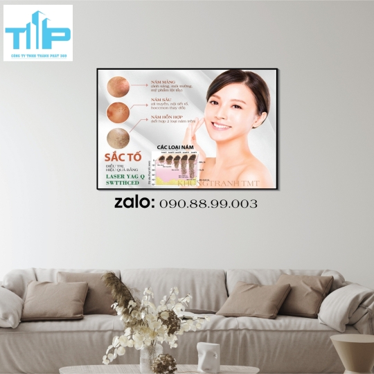 Tranh chăm sóc da điều trị bằng laser
