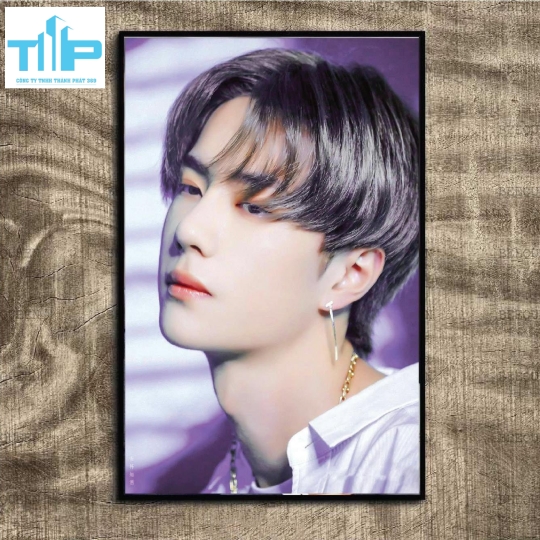 Khung tranh tráng gương mẫu tóc nam 