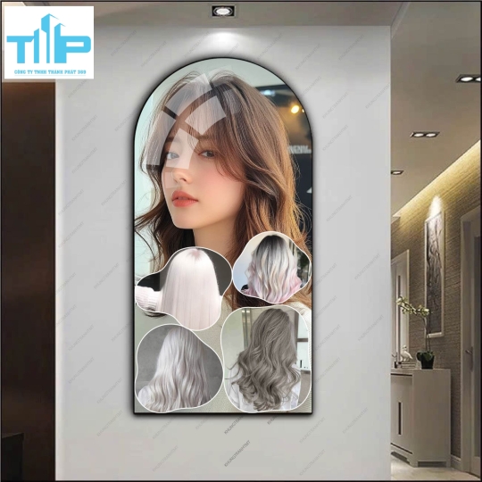 Mẫu tranh vòm tóc uốn nhuộm mới nhất 