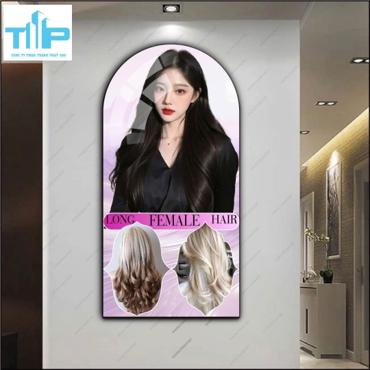 Tranh vòm mẫu tóc nam nữ hot trend